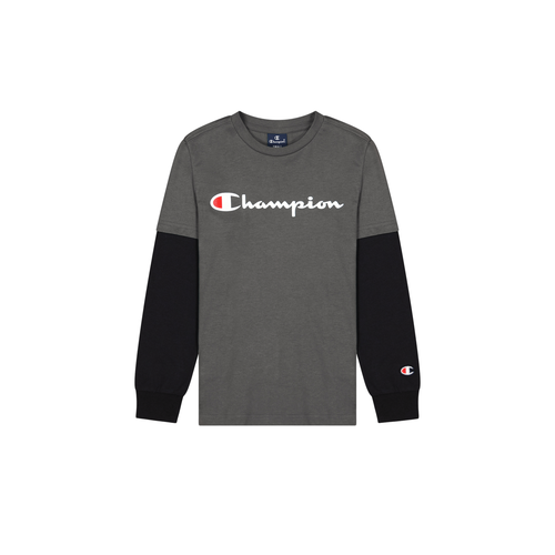 Champion Boy Long Sleeve T-Shirt (306503)-GREY