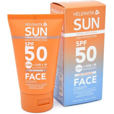 Helenvita Sun Care Face Cream SPF50 Αντηλιακή Κρέμ