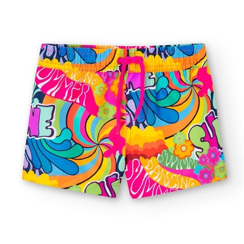 Boboli Knit bermuda shorts printed for girl (82605