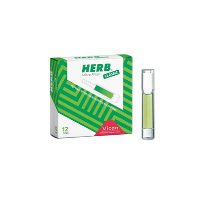 Herb Micro Filter Πίπες για Κανονικό Τσιγάρο 12 Τε