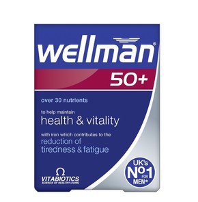Vitabiotics Wellman 50+ Πολυβιταμίνη για Άνδρες άν