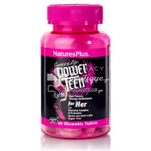 Natures Plus Power Teen for HER - Πολυβιταμίνη για Κορίτσια, 60tabs