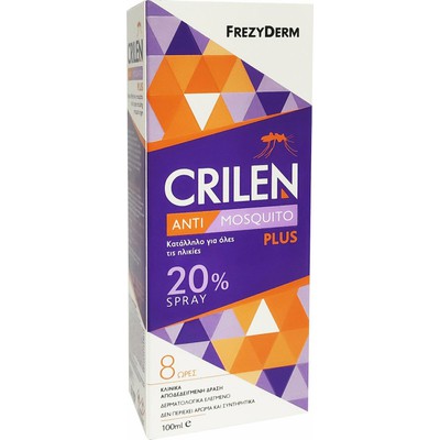 FREZYDERM Crilen Anti-Mosquito Plus 20% 100ml