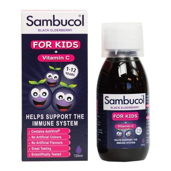 SAMBUCOL BLACK ELDERBERRY FOR KIDS + VITAMIN C ΠΑΙ