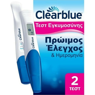 Clearblue Τεστ Εγκυμοσύνης Πρώιμης Ανίχνευσης 2Τμχ