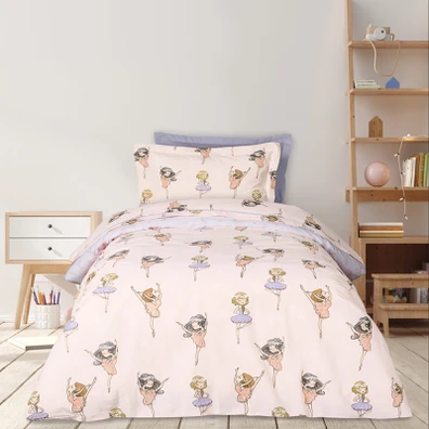 Das Kids σετ Παπλωματοθηκη Μονη 4913 Lilac, Pink 1