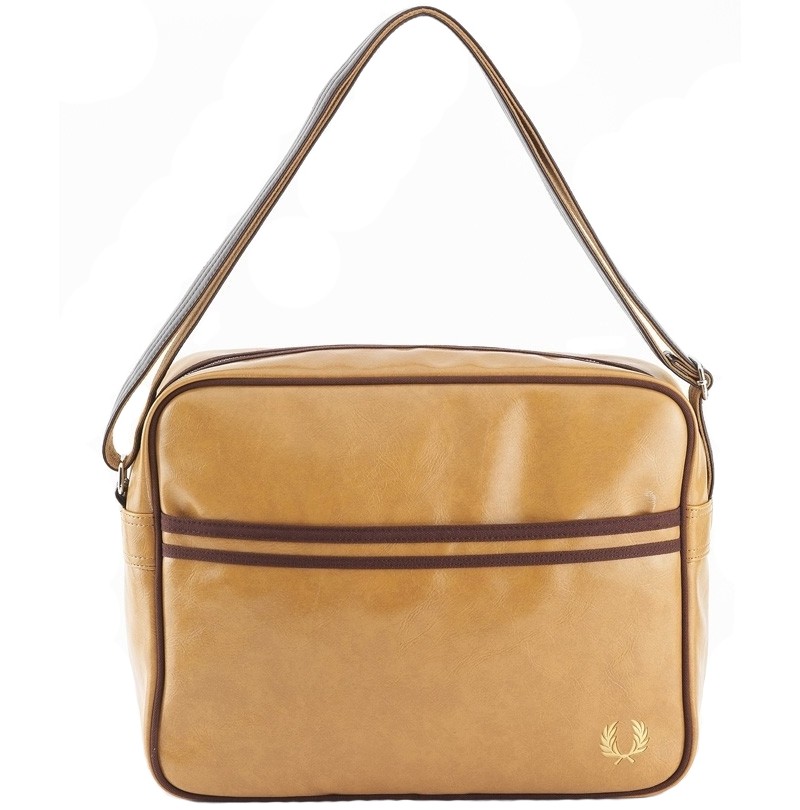 Fred Perry Classic Barrel Bag (Tan/Ecru) L7220-J89