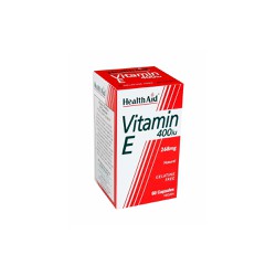 Health Aid Vitamin E 400iu Συμπλήρωμα Διατροφής Βιταμίνης Ε Φυσικής Μορφής 60 φυτικές κάψουλες