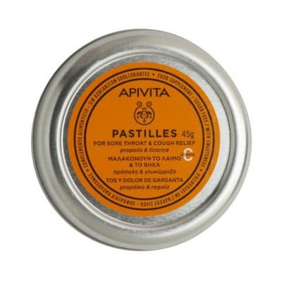 Apivita Παστίλιες με Πρόπολη & Γλυκόριζα 45gr