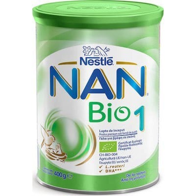 NAN Bio 1 Γάλα Πρώτης Βρεφικής Ηλικίας Σε Σκόνη, Από Τη Γέννηση, 400gr