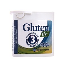 Uni-Pharma Gluten Fix Συμπλήρωμα Διατροφής με 3 Πε