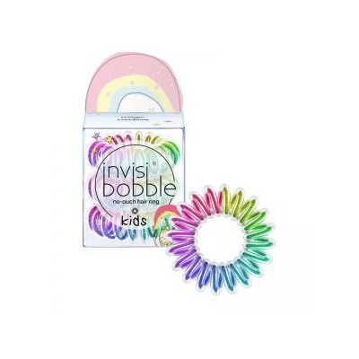 Invisibobble Original Kids Magic Rainbow Παιδικά Λαστιχάκια Μαλλιών Που Δεν Καταστρέφουν Την Τρίχα 3 Τεμάχια