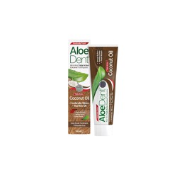 Optima Aloe Dent Coconut Oil Toothpaste Οδοντόκρεμα Για Υγιή Δόντια & Ούλα 100ml