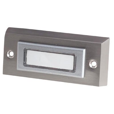 Outdoor Doorbell Push Button Pb-72B Silver Ip44