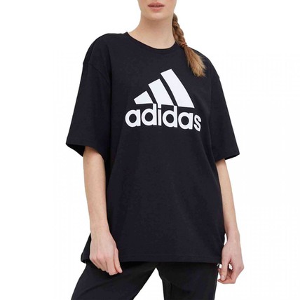 adidas women essentials big logo boyfriend t-shirt