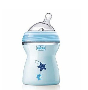 Chicco Natural Feeling Πλαστικό Μπιμπερό Σιέλ Κανο