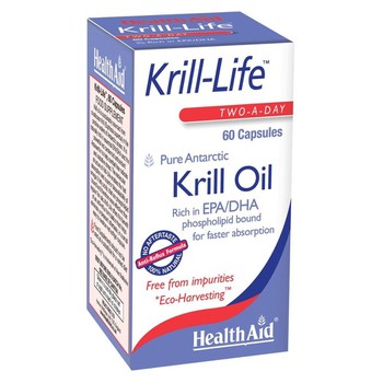 HEALTH AID KRILL-LIFE  KRILL OIL 500MG 60 CAPS