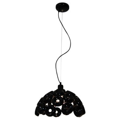 Pendant Light Hl-3590-S Darina Black Φ36 Metal