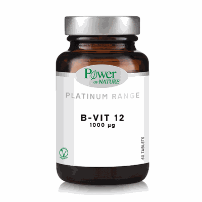 Power of Nature Platinum Range B-Vit12 1000μg 60 Τ