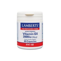 Lamberts Vitamin D3 2000iu 60 Κάψουλες