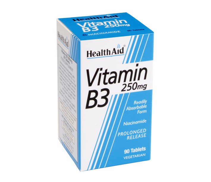 HEALTH AID VITAMIN B3 (NIACIN) 250MG 90TABL