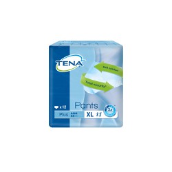 Tena Pants Plus Extra Large Incontinence Protective Underwear Size X-Large 12 pieces 