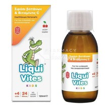 Vican Liqui Vites Kids - Παιδικό Σιρόπι Βοτάνων & Βιταμίνης C (Κεράσι), 120ml