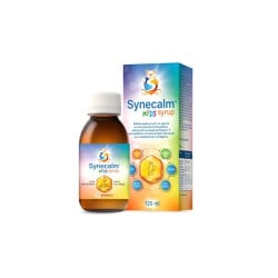 Synecalm Kids Syrup Children's Syrup With Honey & Vitamin D 125ml