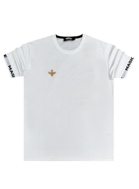 Magic bee elasticated tee - white