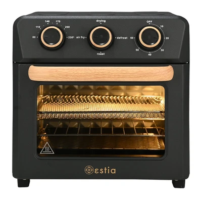 Estia Φριτεζα Αερος oak 1400w 12lt με 4 Λειτουργει