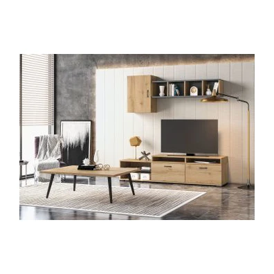 Living Room Complex 225x45x48cm Melamine No28 New 