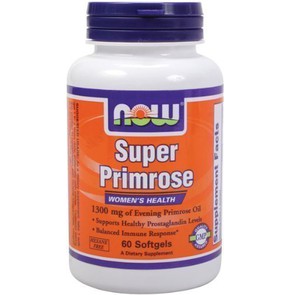 Now Foods Super Primrose 1300 mg - Εμμηνόπαυση,  Π