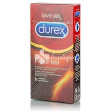 Durex REAL FEEL - Φυσική αίσθηση, 6 προφυλακτικά