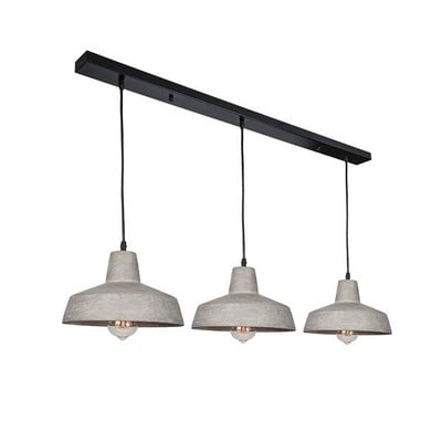 Pendant Light 3L Concrete