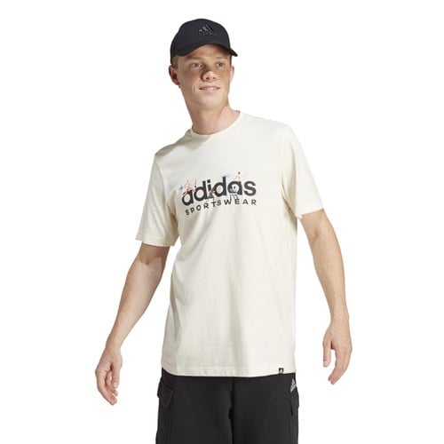 adidas men landscape sportswear graphic t-shirt (I