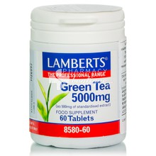 Lamberts GREEN TEA 5000mg - Πράσινο Τσάι, 60 tabs