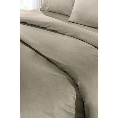Σεντόνι Color Plus Taupe με Λάστιχο 100x200+32 guy
