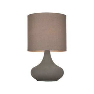 Table Lamp with Fabric Shade Ε27 Gray lana 41530