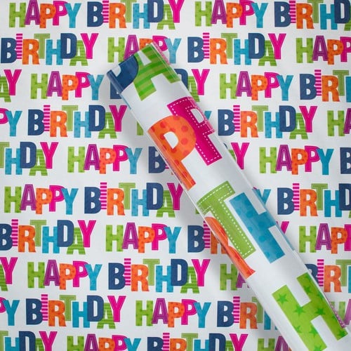 Leter ambalazhi happy birthday 150x70cm