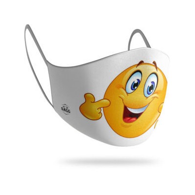 Sagg Παιδική Μάσκα Προστασίας Emoji 5, 1 Τεμάχιο