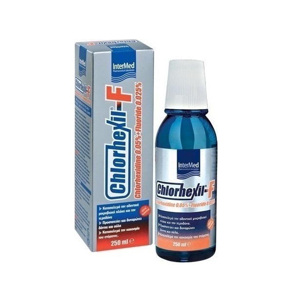 Intermed Chlorhexil-F Mouthwash Στοματικό Διάλυμα, 250 ml