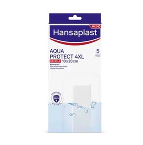 Hansaplast Aqua Protect 4XL 10x20cm, 5pcs