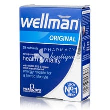 Vitabiotics Wellman Original - Πολυβιταμίνη για Άνδρες, 30 tabs