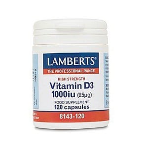 Lamberts Vitamin D3 1000iu, Βιταμίνη D3 για γερά Ο