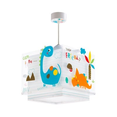 Kids Pendant Light Dinos 1Xe27