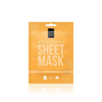 LAVISH CARE Sheet Mask Brightening Glow Me Μάσκα Προσώπου Με Βιταμίνη C Για Τόνωση & Λάμψη 25g (Orange)
