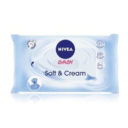 Nivea Baby Soft & Cream Μωρομάντηλα 63τμχ