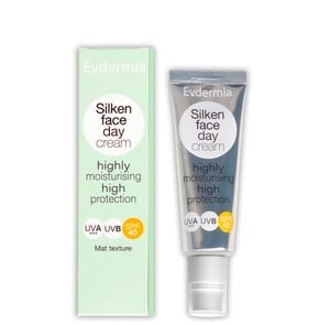 Evdermia Silken Face Day Cream SPF40 Ενυδατική Αντ