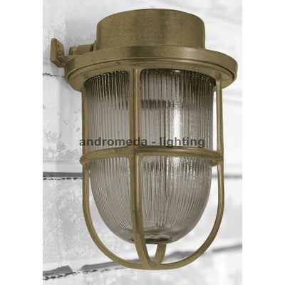 Brass Angular Lantern Light Ε27 60W