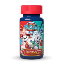 Nickelodeon Paw Patrol Immune Support - Ενίσχυση Ανοσοποιητικού για Παιδιά (Μήλο & Φραγκοστάφυλο), 60 chew. tabs